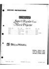 Bell and Howell 1480 manual. Camera Instructions.